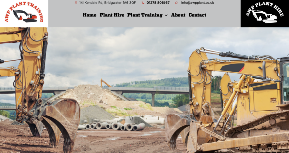 Web Design for AWP Plant - Site By TwistedWeb